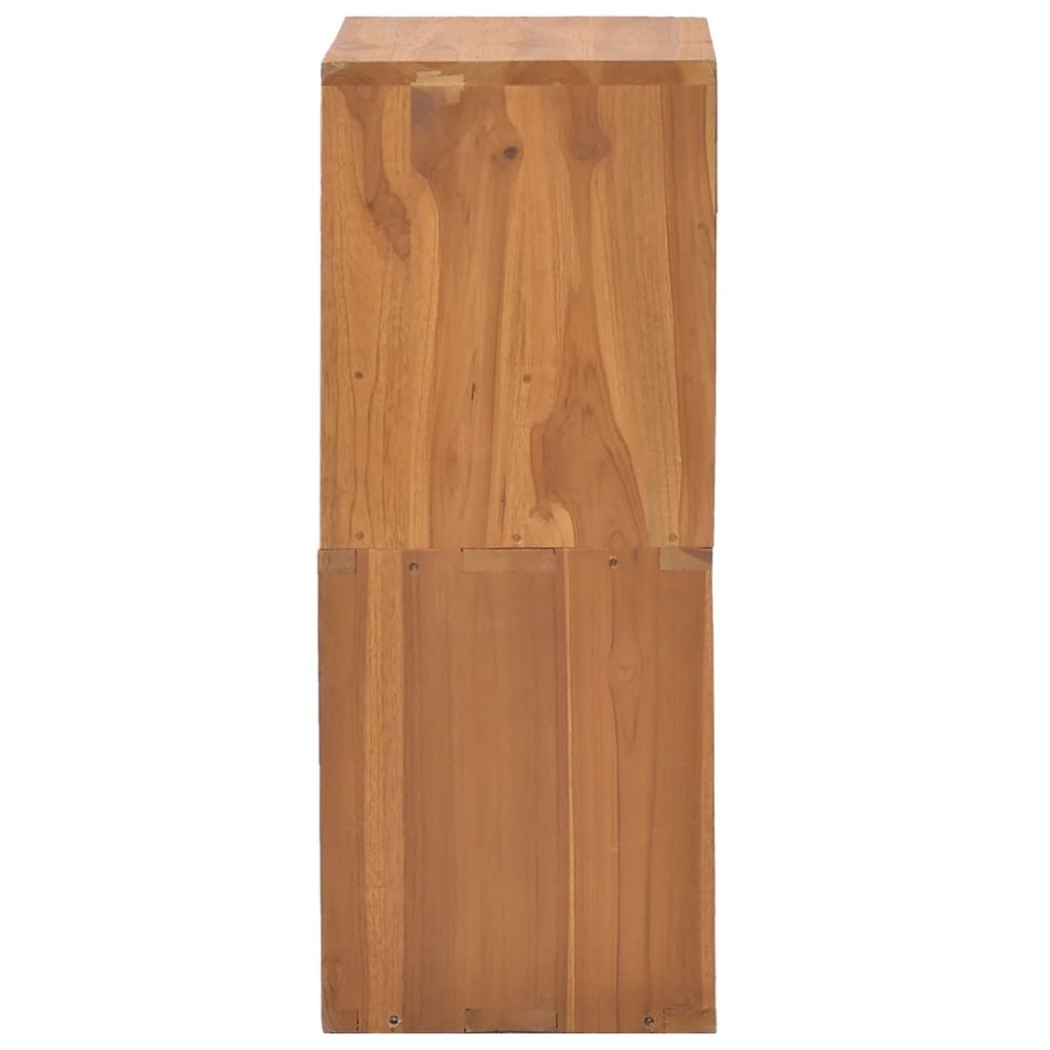 Mueble de almacenaje madera maciza de teca 40x30x76