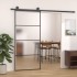 Puerta corredera ESG vidrio y aluminio 90x205 cm
