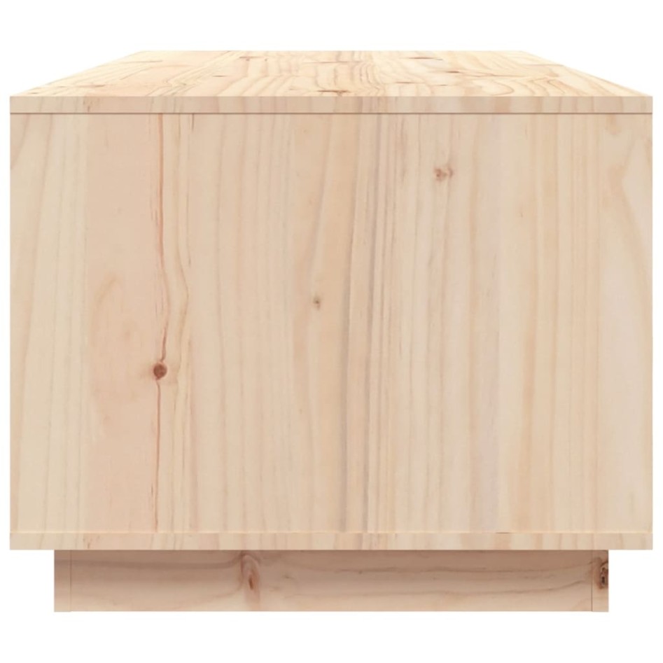 Mesa de centro de madera maciza de pino 100x50x41