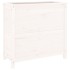 Jardinera madera maciza de pino blanco 82,5x40x78
