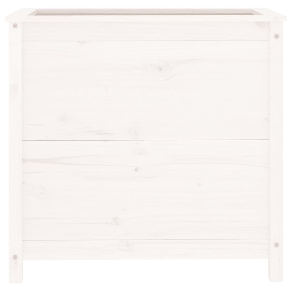 Jardinera madera maciza de pino blanco 82,5x40x78