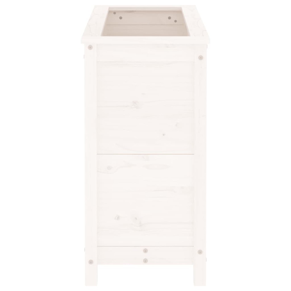Jardinera madera maciza de pino blanco 82,5x40x78