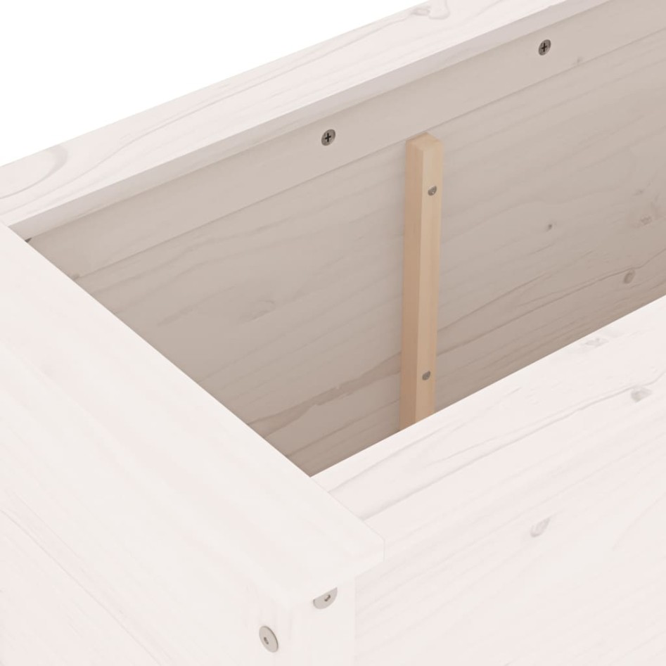 Jardinera madera maciza de pino blanco 82,5x40x78