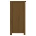 Aparador de madera maciza de pino marrón miel 100x35x74