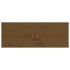 Armarios de pared 2 uds madera de pino marrón miel 60x30x30