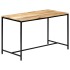 Mesa de comedor madera maciza de mango en bruto 120x60x75