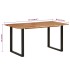 Mesa de comedor de madera maciza de acacia 154x80x76