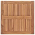 Mesa de jardín de madera maciza de teca 85x85x75