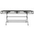 Mesa de centro plegable estilo vintage metal 100x50x45 cm