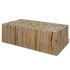 Mesa de centro de teca genuina 90x50x30