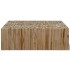 Mesa de centro de teca genuina 90x50x30