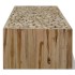 Mesa de centro de teca genuina 90x50x30