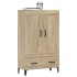 Aparador madera contrachapada color roble Sonoma 70x31x115