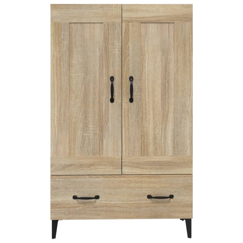 Aparador madera contrachapada color roble Sonoma 70x31x115
