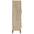 Aparador madera contrachapada color roble Sonoma 70x31x115