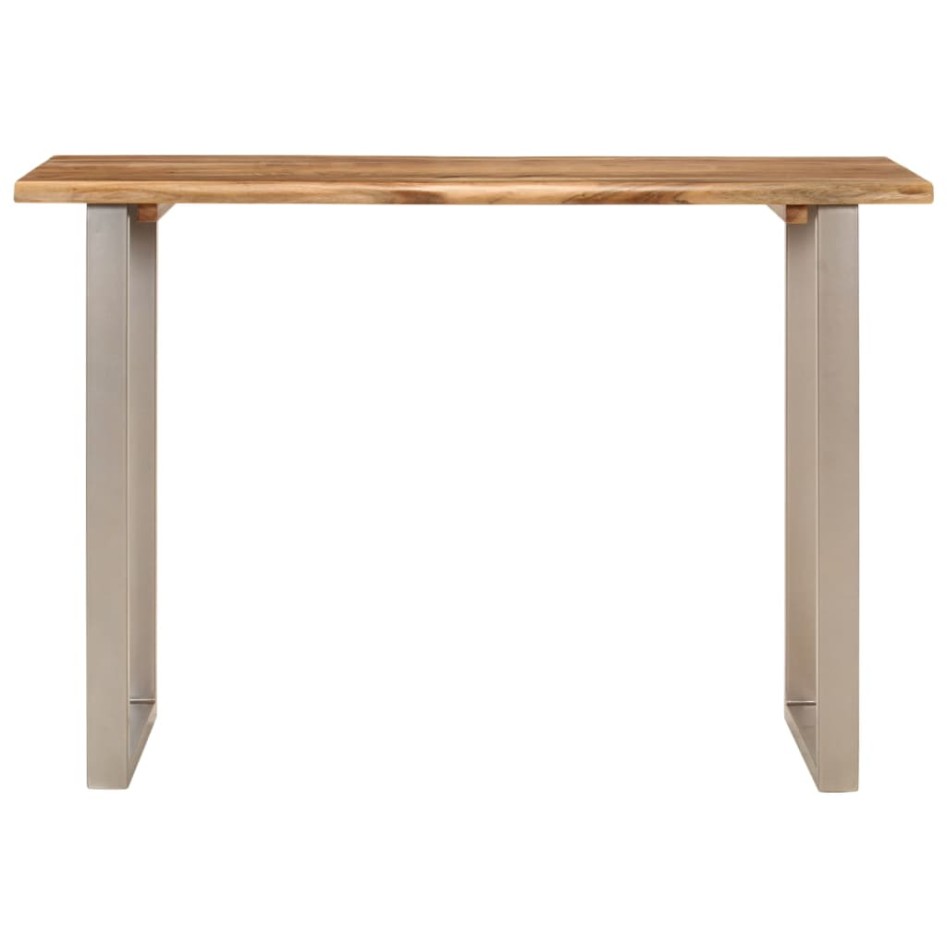 Mesa de comedor madera maciza de acacia 110x50x76