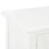 Mueble para TV de madera blanco 120x30x40