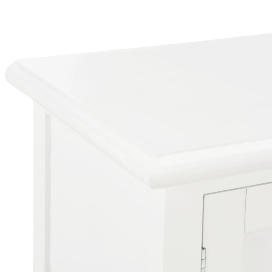 Mueble para TV de madera blanco 120x30x40