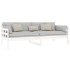 Sofá cama madera maciza de pino blanco 90x200