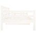 Sofá cama madera maciza de pino blanco 90x200