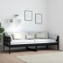 Sofá cama madera maciza de pino negro 80x200
