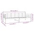 Sofá cama madera maciza de pino negro 80x200