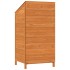 Cobertizo de jardín madera de abeto maciza marrón 55x52x112