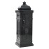 Buzón de columna de aluminio estilo vintage inoxidable