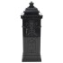 Buzón de columna de aluminio estilo vintage inoxidable