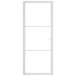 Puerta interior vidrio EGS y aluminio blanco 83x201,5