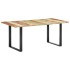 Mesa de comedor de madera maciza reciclada 180x90x76