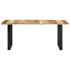 Mesa de comedor de madera maciza reciclada 180x90x76