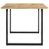 Mesa de comedor de madera maciza reciclada 180x90x76