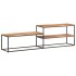 Mueble de TV de madera maciza de acacia 180x30x50