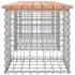 Banco jardín diseño gaviones madera abeto Douglas 203x44x42