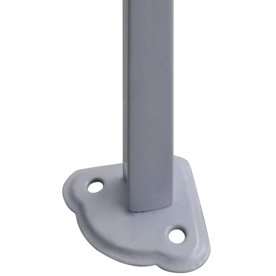 Cenador plegable con 2 paredes azul 3x3