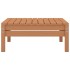 Set de muebles de jardín 3 pzas madera maciza pino marrón
