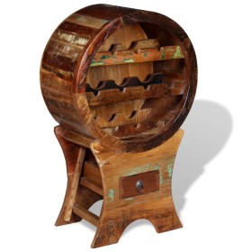 Botellero para 10 botellas madera maciza