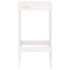 Taburetes de cocina 2 uds madera maciza pino blanco 40x36x75