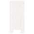 Taburetes de cocina 2 uds madera maciza pino blanco 40x36x75