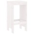 Taburetes de cocina 2 uds madera maciza pino blanco 40x36x75