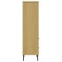 Librería con 2 cajones OSLO madera maciza marrón 60x35x128,5