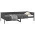 Sofá cama madera maciza de pino gris 90x190