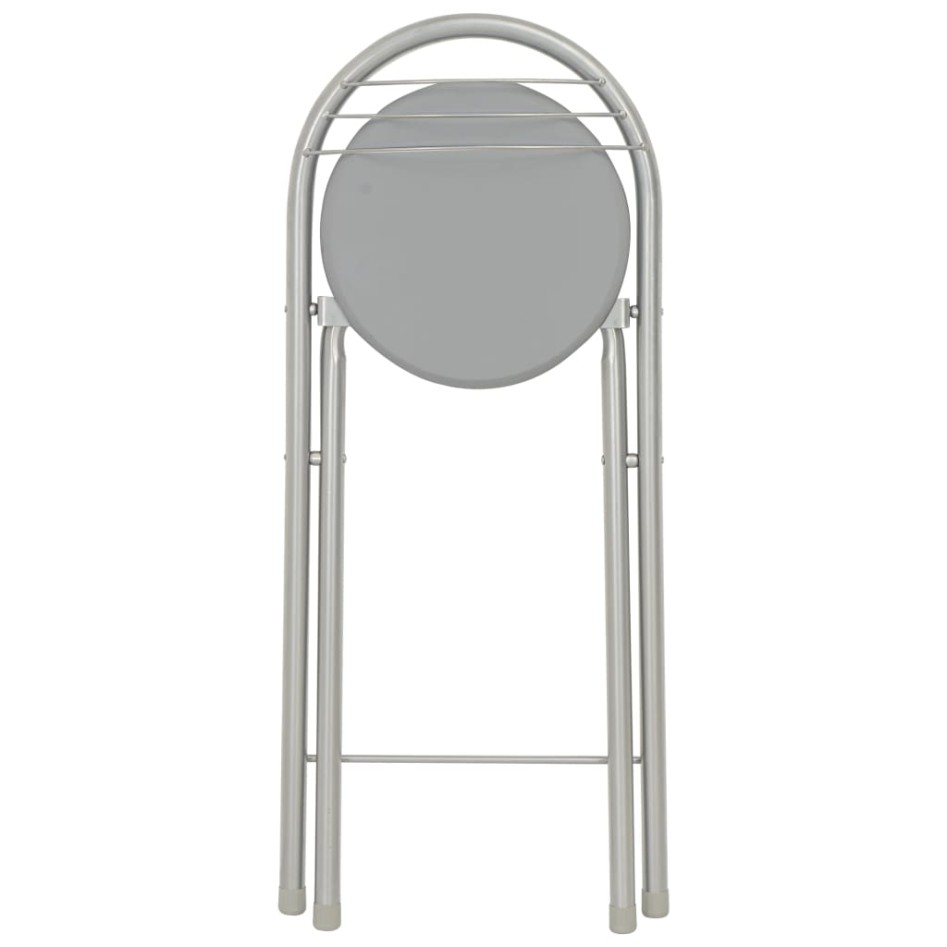 Mesa y taburetes de cocina con estantes de madera y acero