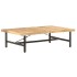 Mesa de centro de madera maciza de mango 142x90x42