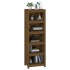 Estantería madera maciza de pino marrón miel 50x35x154