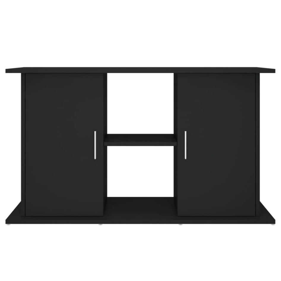 Soporte para acuario madera de ingeniería negro 101x41x58