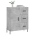 Aparador de madera de ingeniería gris hormigón 69,5x34x90