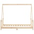 Estructura de cama para niños madera maciza de pino 80x160