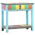 Mesa consola pintada a mano madera maciza de mango 80x35x75
